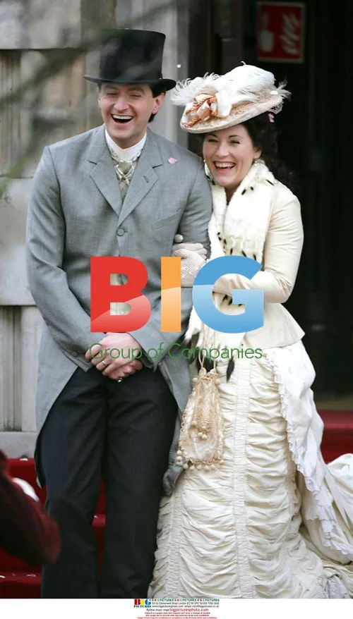 Jessie Wallace on set of 'Marie Lloyd' TV series