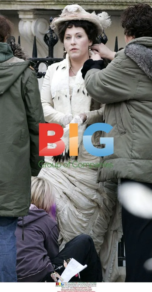 Jessie Wallace on Set of 'Marie Lloyd' TV Series