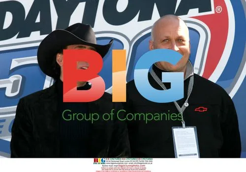 Nicolas Cage and Cal Ripken Jr. at Daytona 500