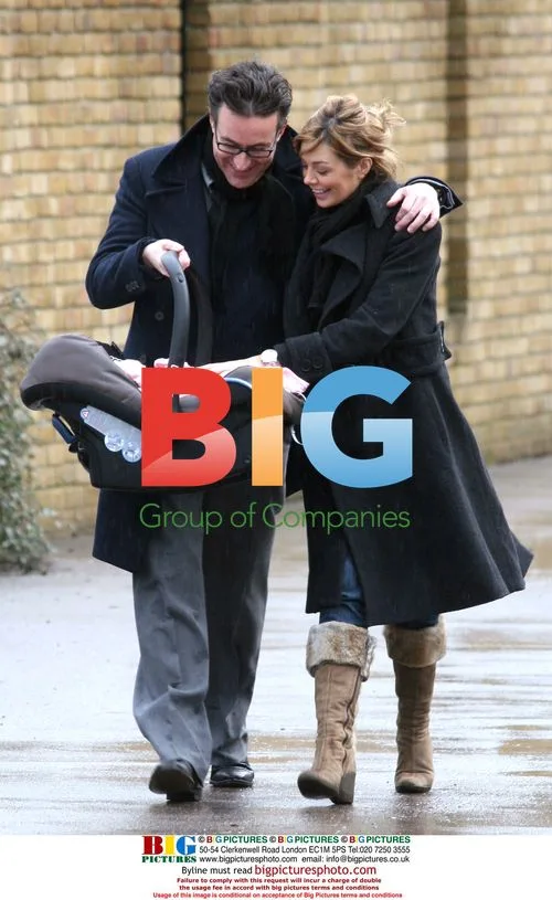 Orlaith McAllister and fiancé leave hospital with baby