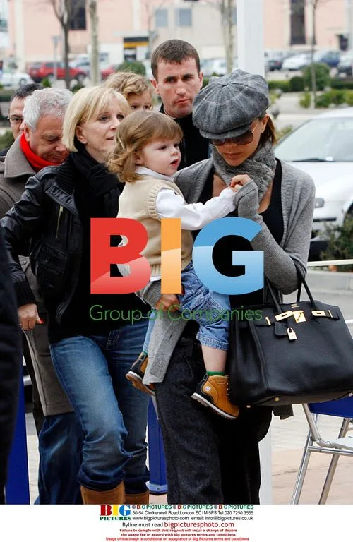 Victoria Beckham and Family at Burger King