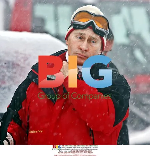 Vladimir Putin at Krasnaya Polyana Ski Area