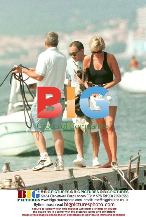 Diana and Dodi in Saint Tropez