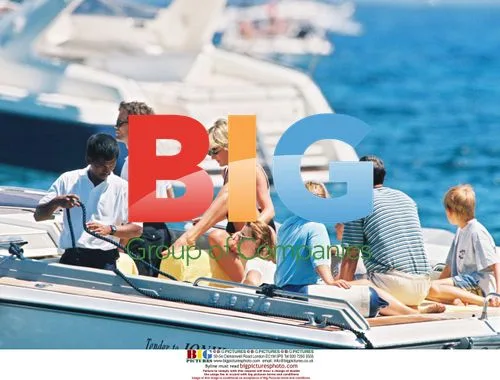 Princess Diana in Saint Tropez