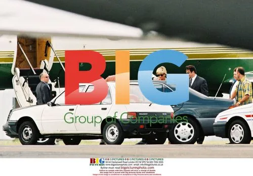 Diana, Dodi, and Henri Paul at Le Bourget Airport