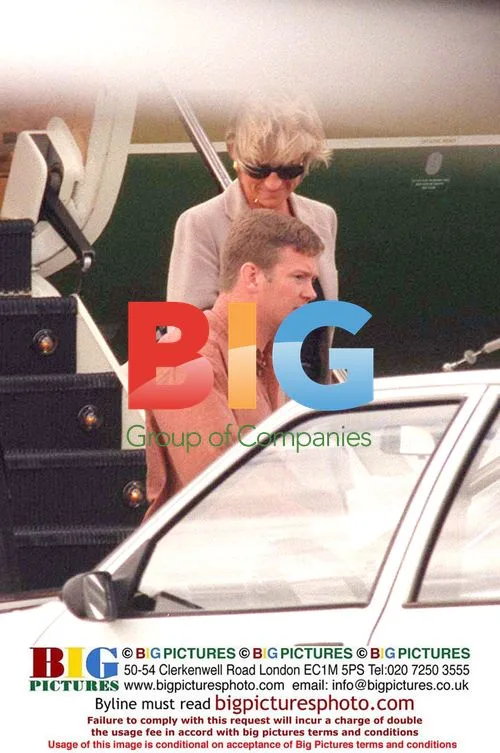 Diana, Dodi and Henri Paul at Le Bourget Airport