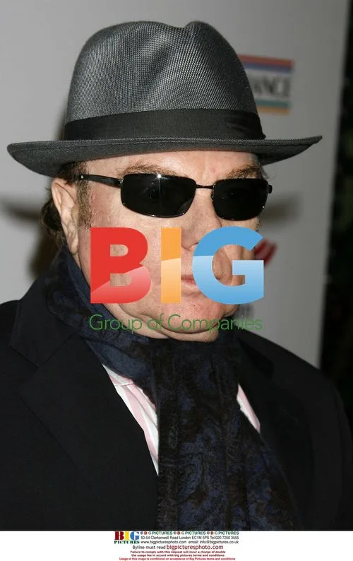 Van Morrison Arrives at Pre-Academy Awards Event
