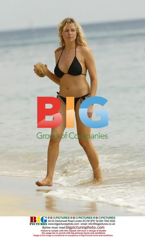 Abi Titmuss on Caribbean Vacation