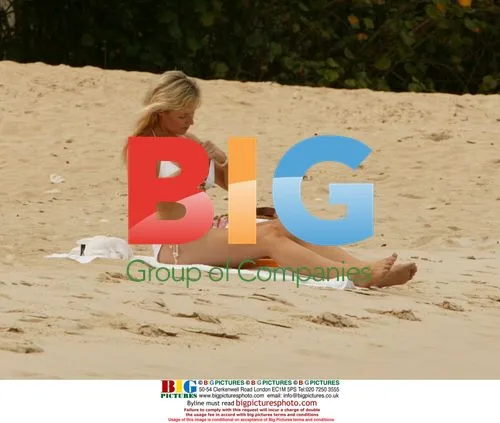 Abi Titmuss Caribbean Beach