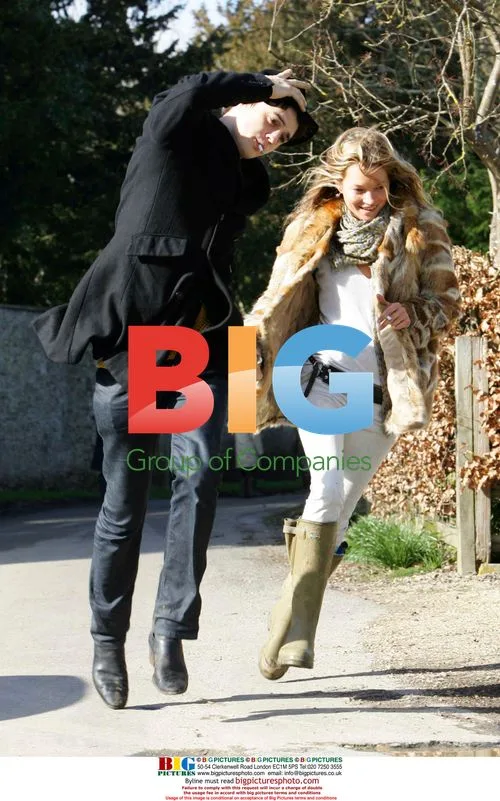 Kate Moss and Pete Doherty in Cotswolds
