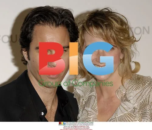 Eric McCormack and Janet Holden at Elton John Oscar Party