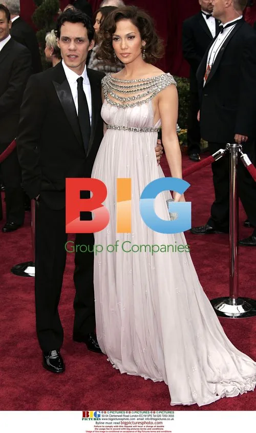 Jennifer Lopez and Marc Anthony at 2007 Oscars