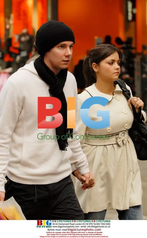 Emmerdale Stars Jemma and Karl Shopping in Manchester