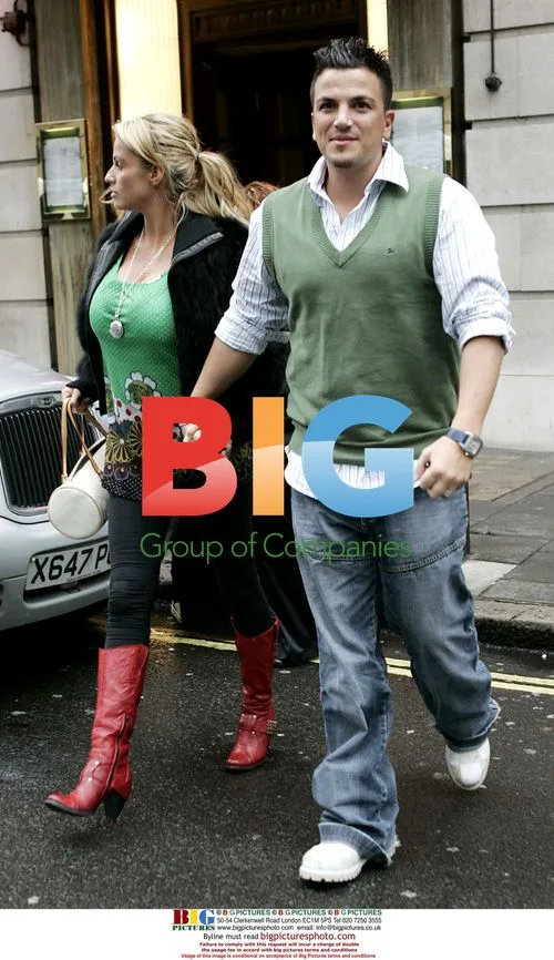 Pregnant Jordan and Peter Andre at birthday meal