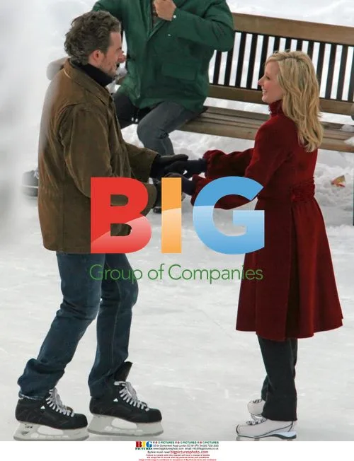 Anne Heche and James Tupper Ice Skating in Vancouver