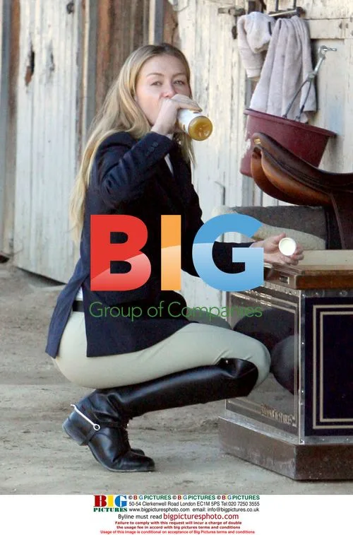Portia de Rossi at Equestrian Event