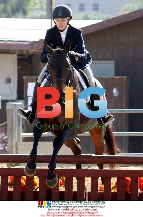 Portia de Rossi at Equestrian Event