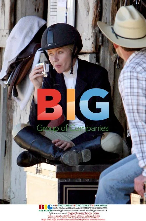 Portia de Rossi Competes at Equestrian Event