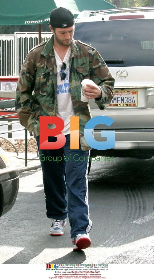 Michael Vartan at Starbucks in Hollywood
