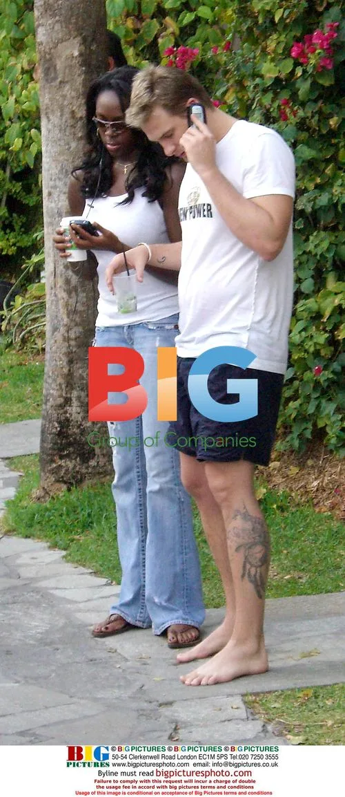Blue Singer Lee Ryan on Miami Beach Vacation