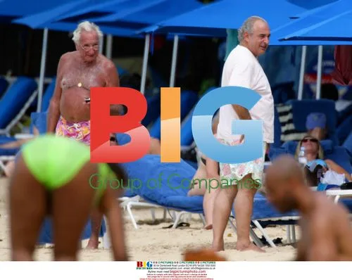 Michael Winner and Philip Green on Caribbean Holiday