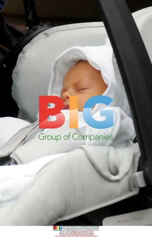 Kirsty Gallacher Seen with New Baby Oscar