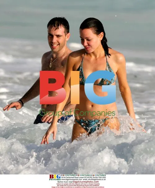 Linzi Stoppard Frolicking in Bikini