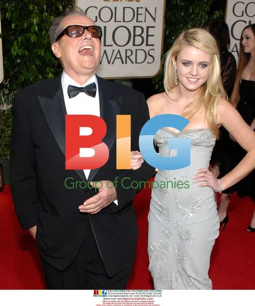 Jack Nicholson and daughter at Golden Globes