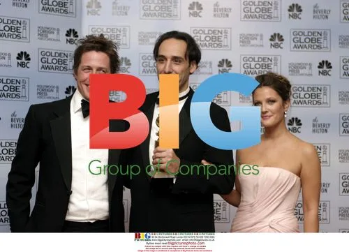 Hugh Grant and Drew Barrymore at Golden Globes 2007