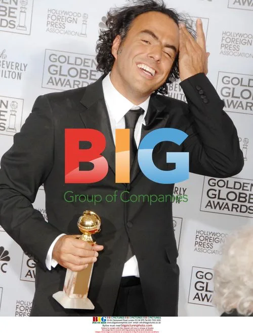 Alejandro Gonzalez Backstage at Golden Globes