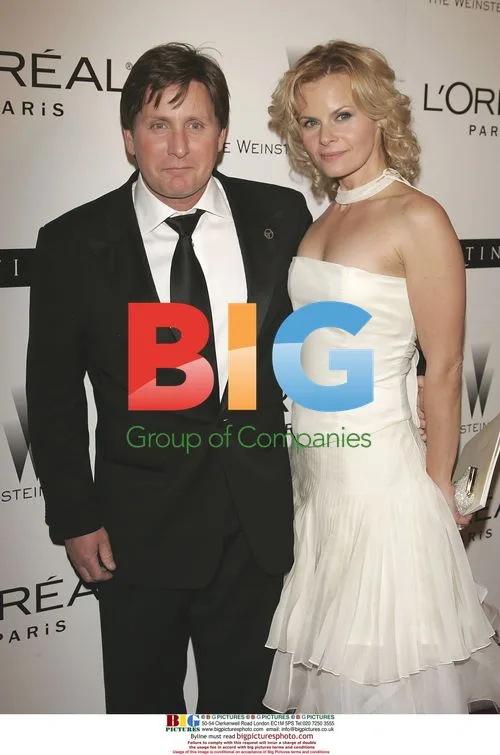 Emilio Estevez and Sonja Magdevski at 2007 Golden Globes After Party