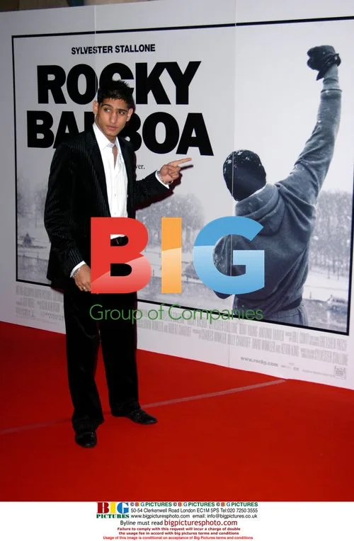 Amir Khan at Rocky Balboa Premiere