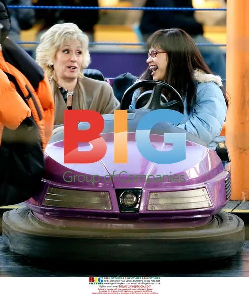 America Ferrera on set of 'Ugly Betty'