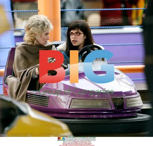 America Ferrera Smiles in Bumper Car Scene