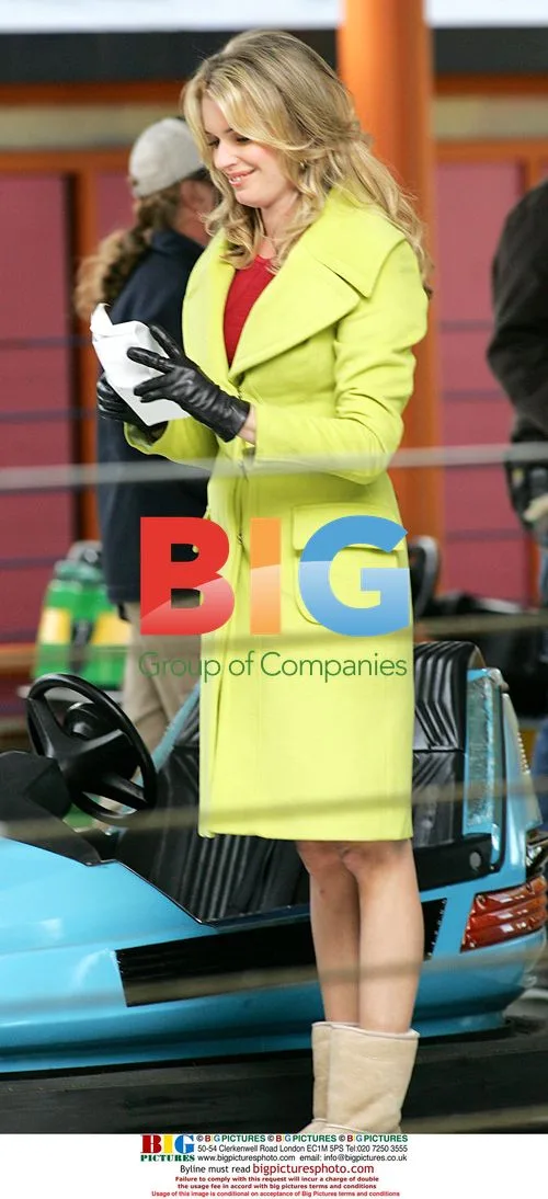 America Ferrara on Ugly Betty set