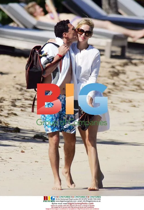 Uma Thurman and Andre Balazs on St. Barts