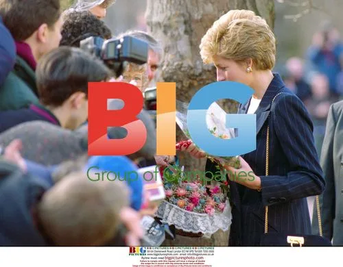 Diana Princess of Wales meets crowds