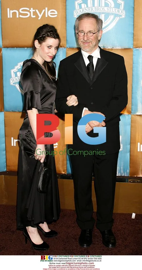 Spielberg and Daughter at Golden Globe Awards