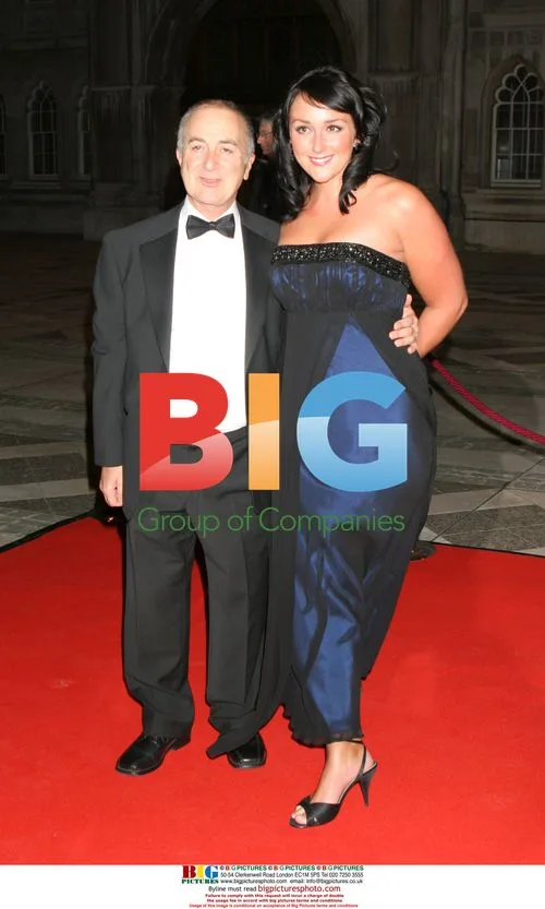 Tony Robinson and girlfriend at awards