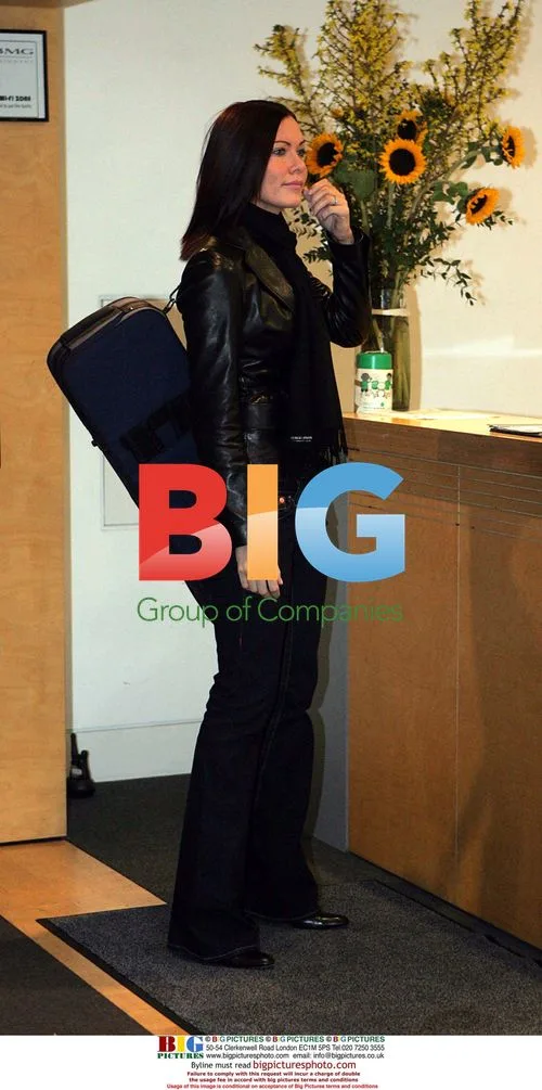 Linzi Stoppard Visits Sony BMG
