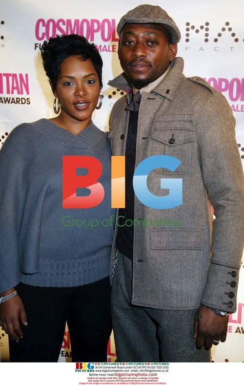 Omar Epps and wife at Cosmopolitan event