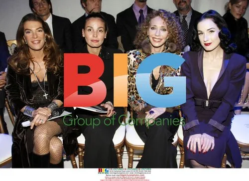 Celebrities at Valentino Fashion Show
