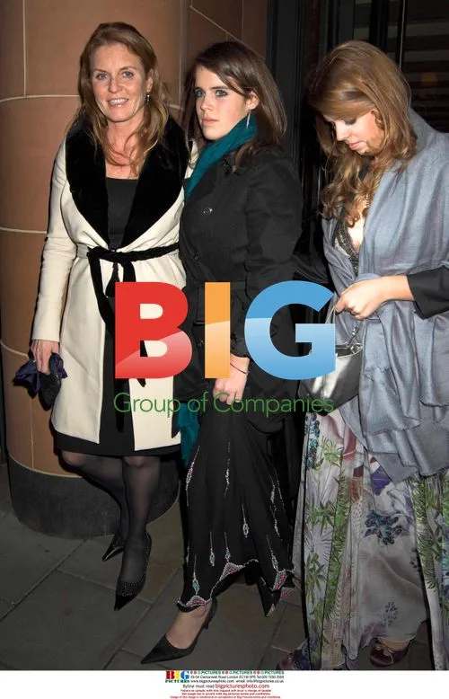 Sarah Ferguson, Princesses Eugenie and Beatrice at Cipriani