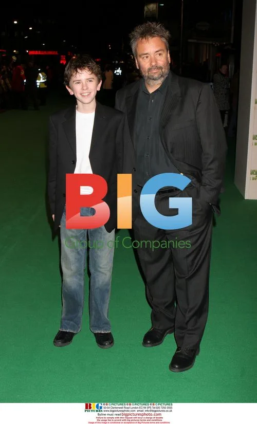 Luc Besson and Freddie Highmore at 'Arthur and The Invisibles' Premiere