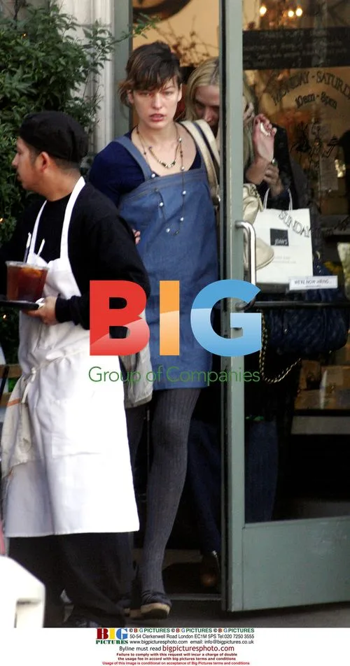Milla Jovovich Lunching in LA