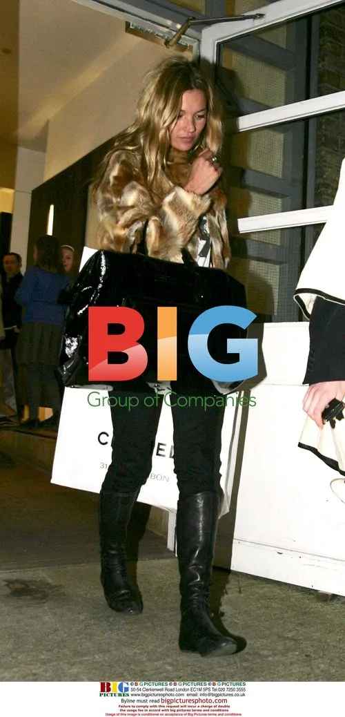Kate Moss Leaving Studio After Photoshoot