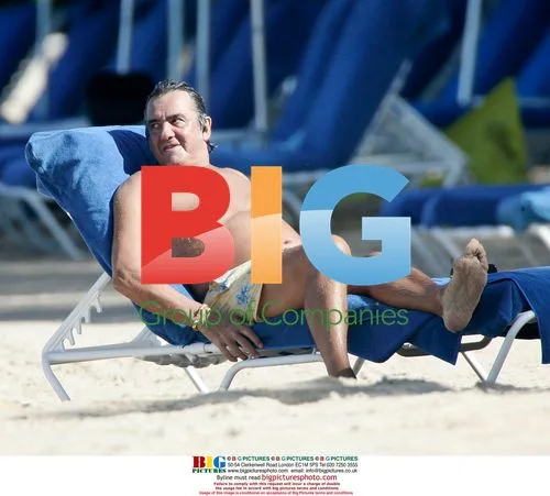 David Dickinson relaxes on Caribbean holiday