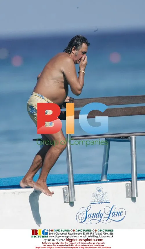 David Dickinson Relaxes on Caribbean Holiday
