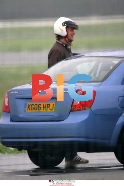 Jamie Oliver at Top Gear Track