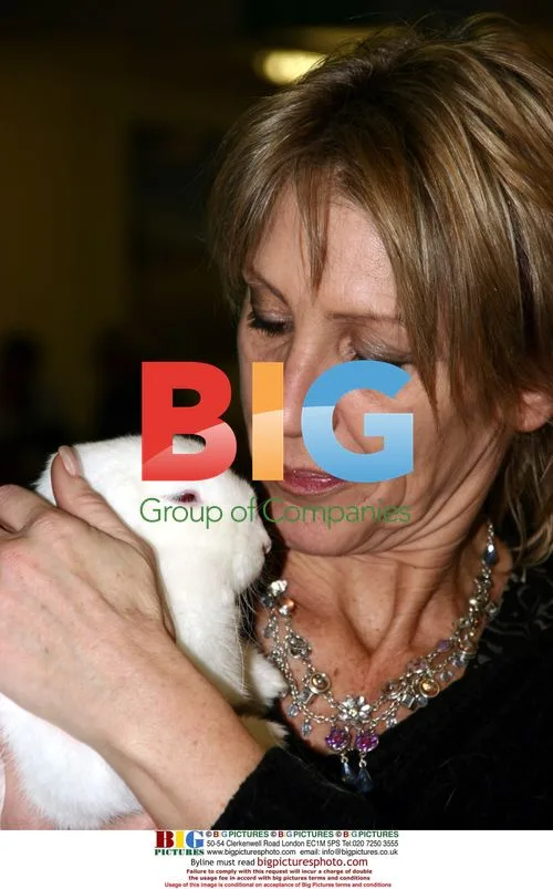 Ingrid Tarrant at Harrogate Livestock Show